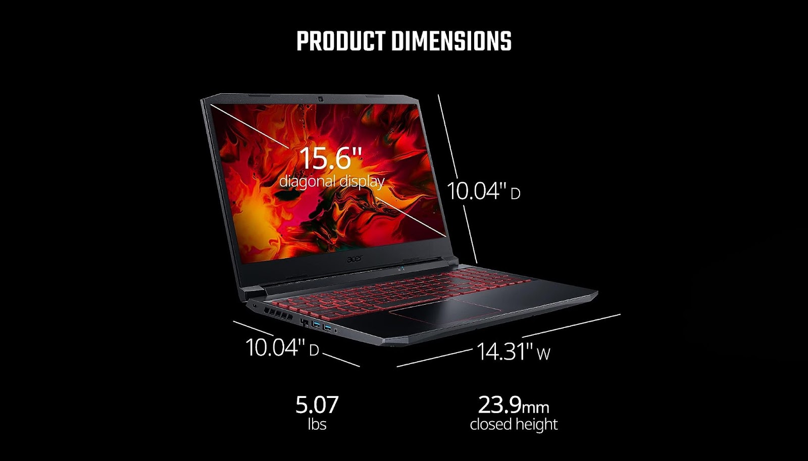 Laptop Acer Nitro 5 Gaming AN515 (NH.QBMSV.006)