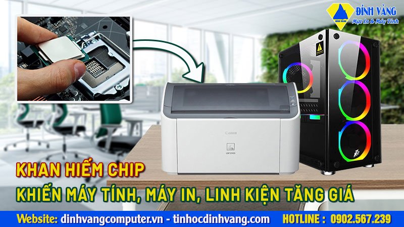 Tình trạng khan hiếm chip điện tử