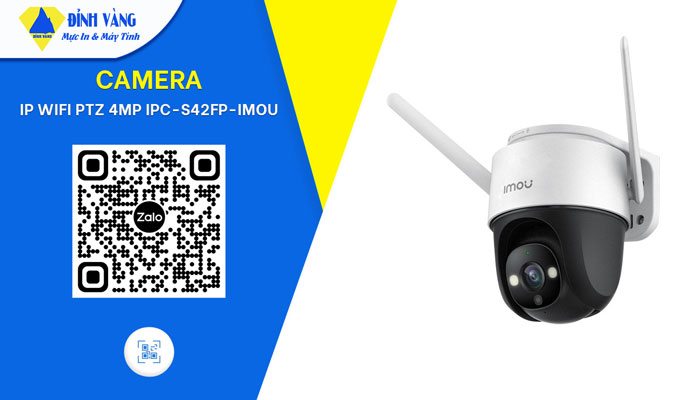 Camera giám sát 360 độ IP PTZ 4MP IPC-S42FP-IMOU