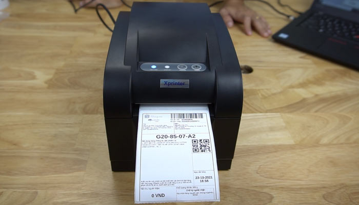 cài đặt máy in Xprinter 350B